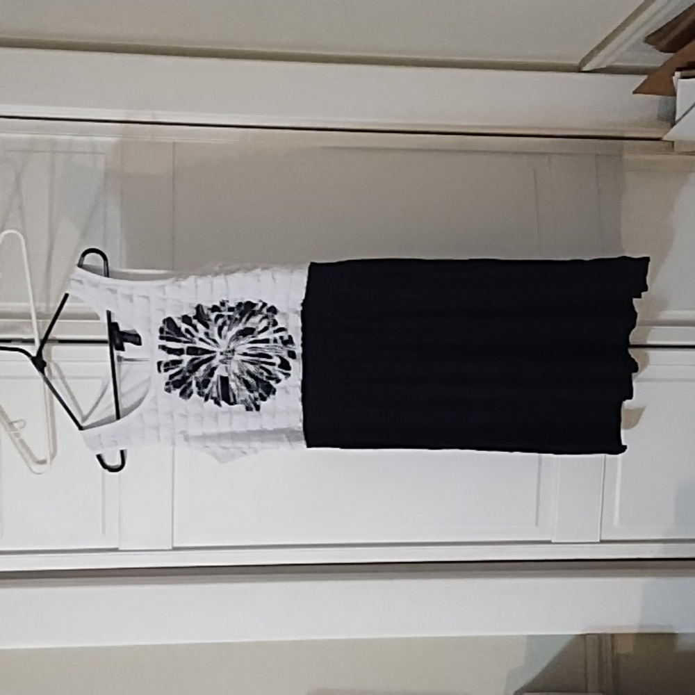 Style & co black white dress